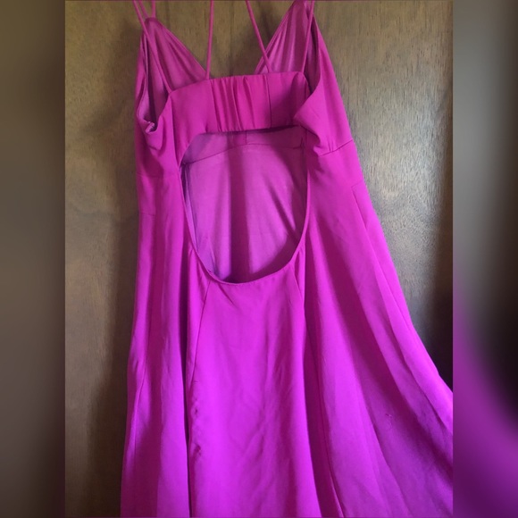 Strappy Pink/Magenta Dress - Picture 2 of 3